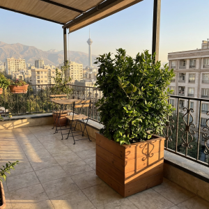 فلاورباکس چوبی 60در60در70