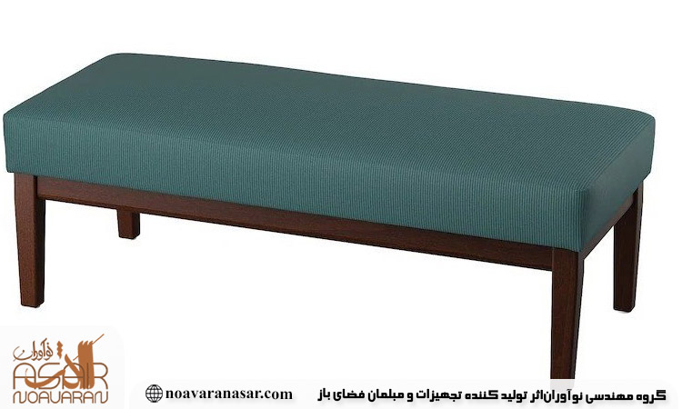 آشنایی با مدل های نیمکت چوبی با روکش پارچه ای