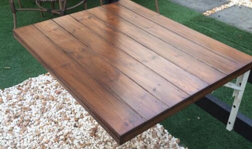 میز تاشو چوبی