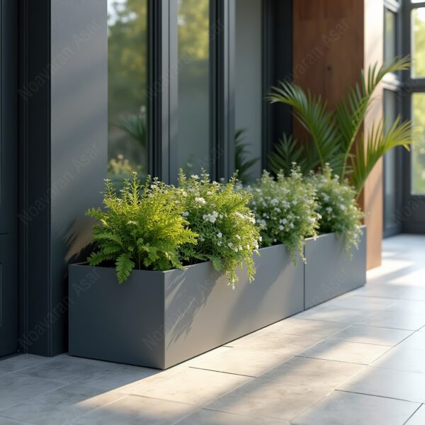 فلاور باکس گالوانیزه 125*40 (1)