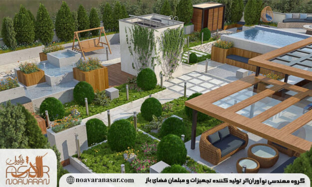 آشنایی با اجزای روف گاردن: از زیرساخت تا پوشش گیاهی