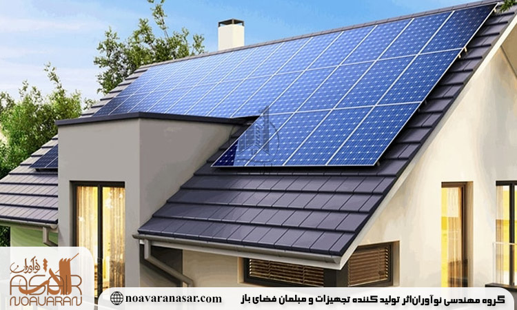 پنل های خورشیدی در روف گاردن