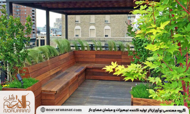 تأثیر نورپردازی در طراحی روف گاردن‌های کوچک