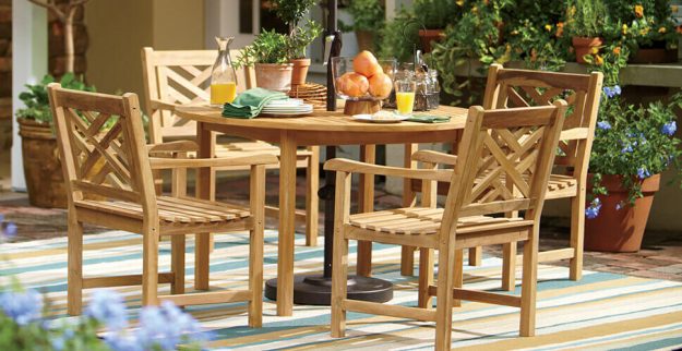 میز و صندلی چوبی | خرید میز و صندلی چوبی فضای باز | میز و صندلی چوبی ترموود