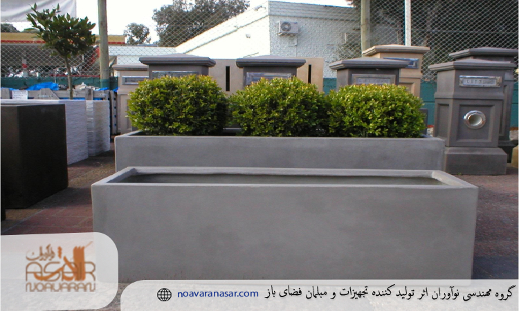 مقایسه فلاور باکس بتنی و چوبی