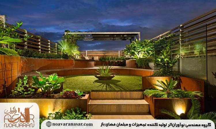 طراحی روف گاردن با جدید ترین متد ها و تجهیزات مدرن