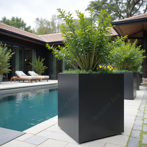 فلاور باکس گالوانیزه 50*50*70 (1)