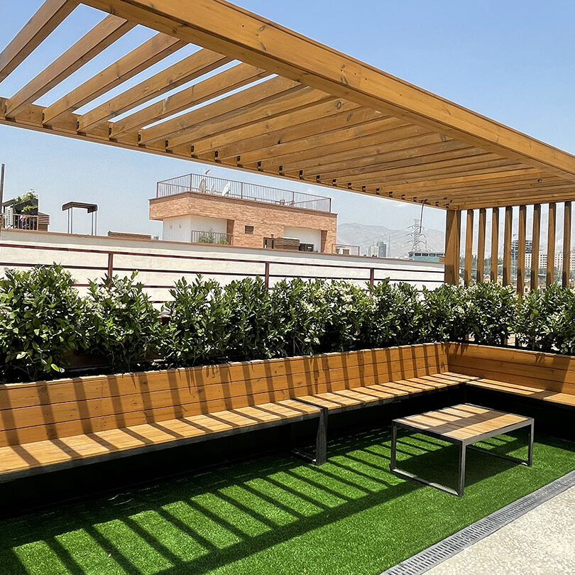 پروژه روف گاردن بلوار ایران شناسی