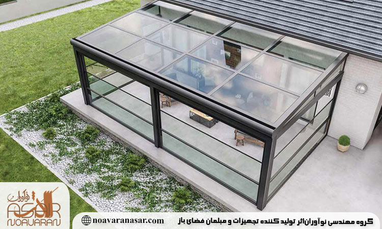 آلاچیق شیشه ای روف گاردن