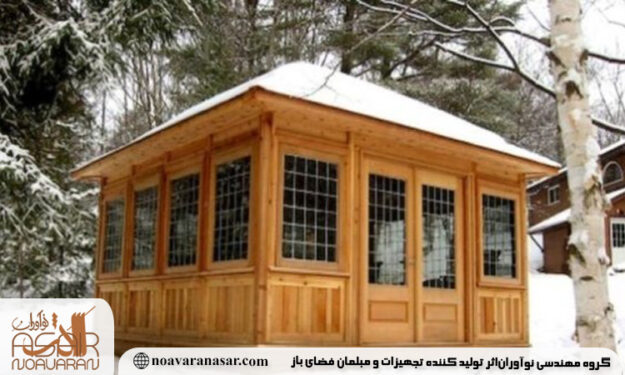 آلاچیق در زمستان