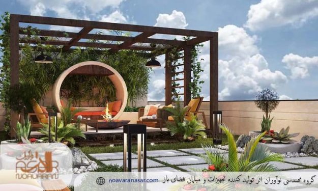 تجهیز روف گاردن برای آپارتمان کوچک
