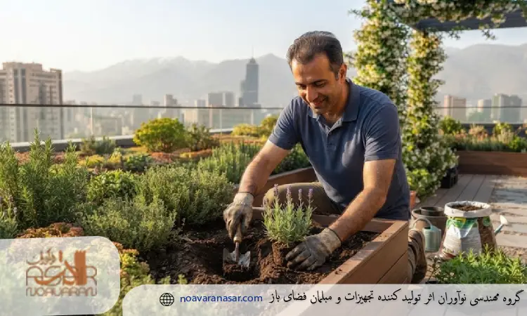 روف گاردن برای کشت و پرورش گیاهان