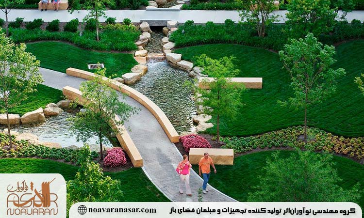 عکس طراحس مدرن فضای سبز
