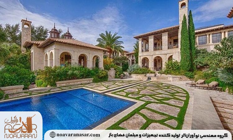 طراحی فضای سبز به سبک مدیترانه ای