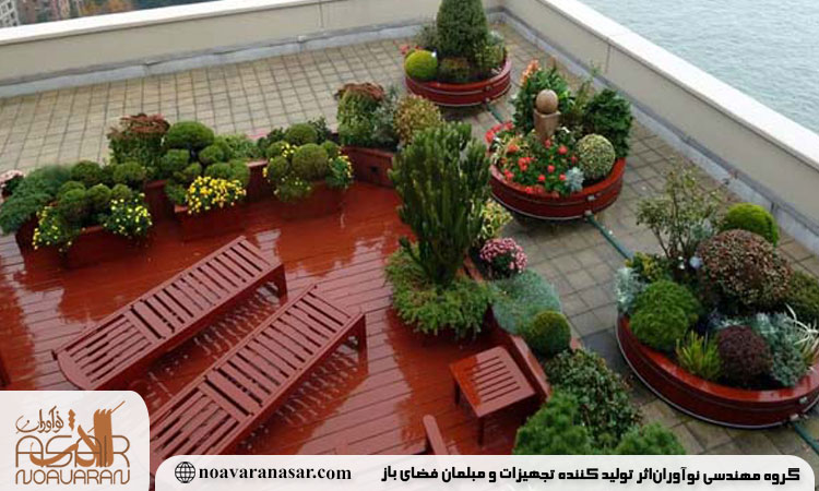 ابیاری مناسب در روف گاردن