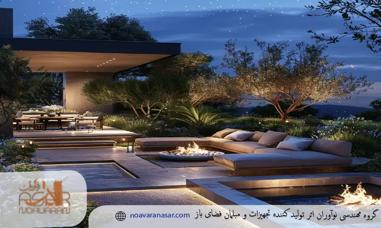 مقدار نورگیری در طراحی سان روف گاردن